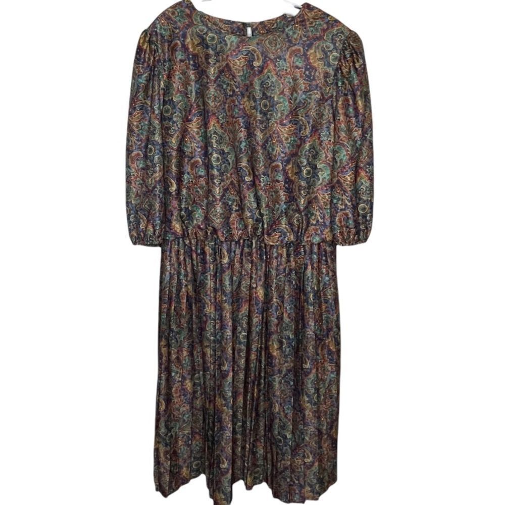 Vintage Jenny Paisley Dress